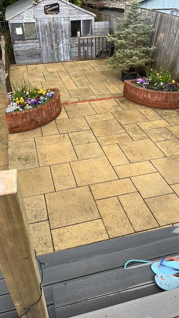External high-pressure wash
